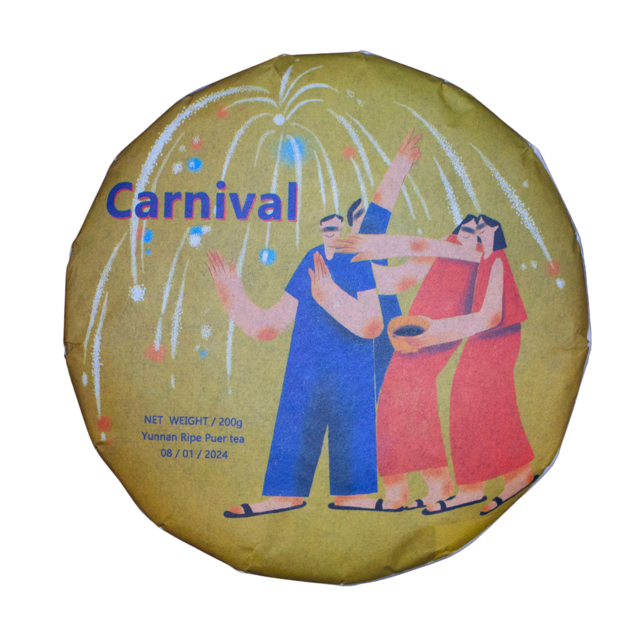 Carnival | Ripe (Shu) Puer Tea Cake - Image 3