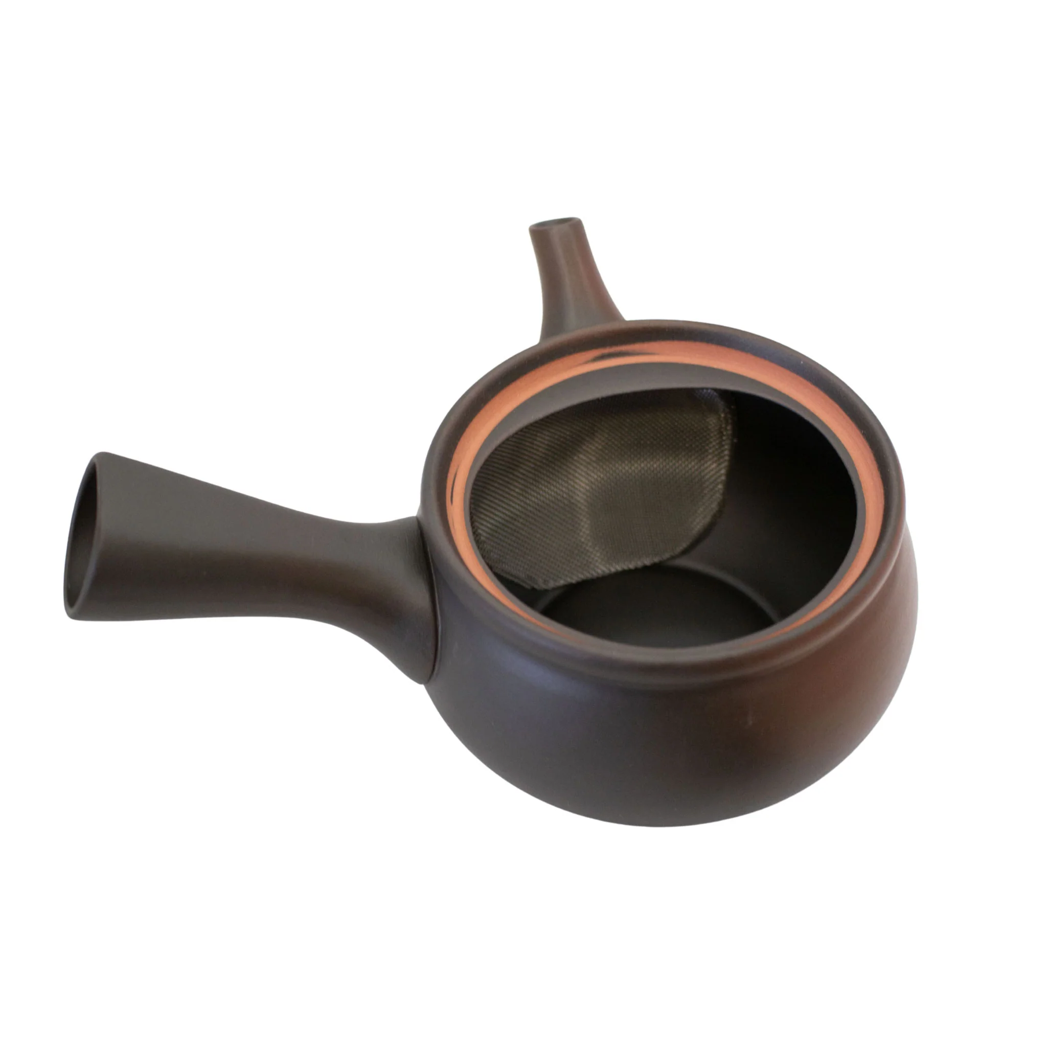 Chestnut Tokoname Teapot (Kyūsu) - Image 3