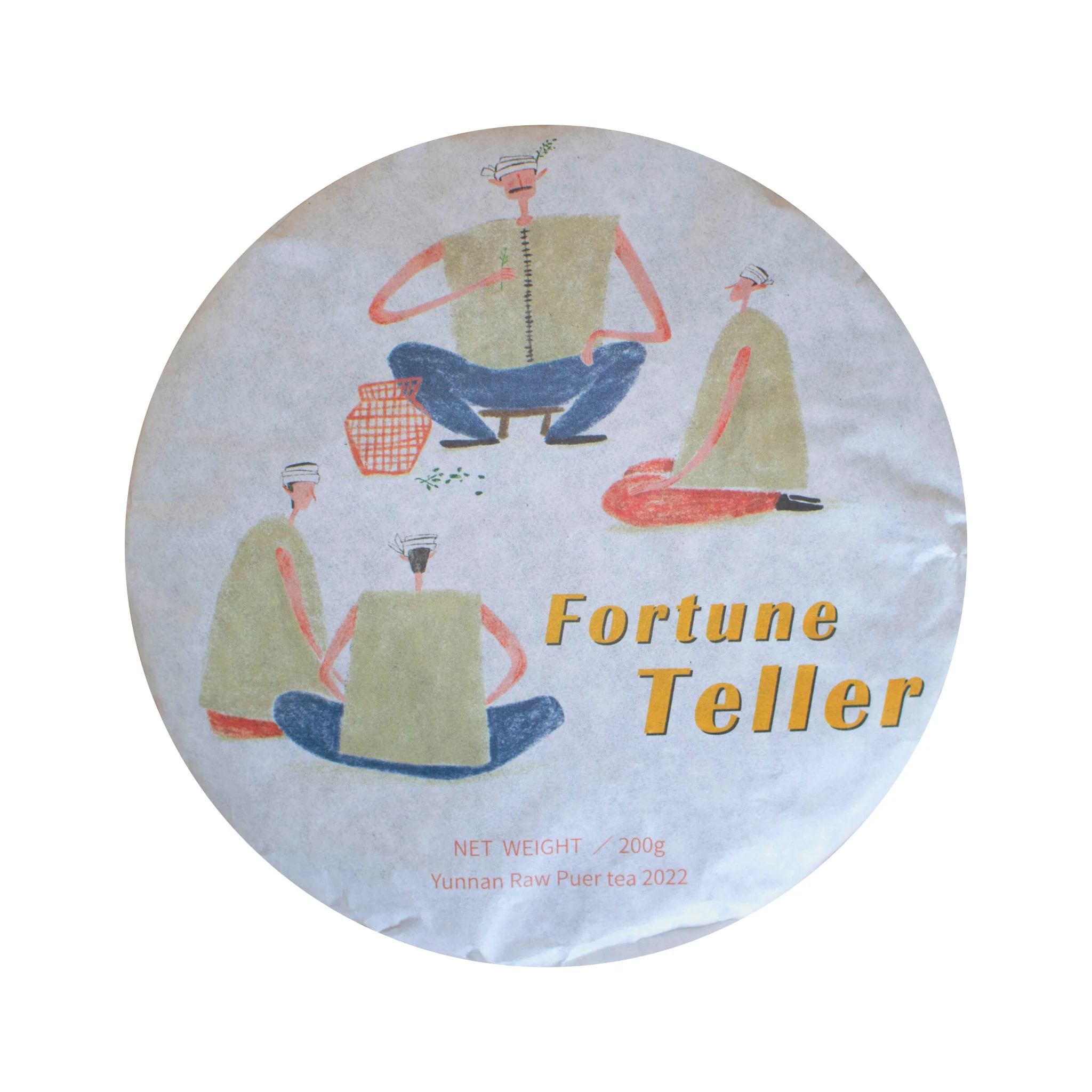 Fortune Teller Raw (Sheng) Puer Tea Cake - Image 3