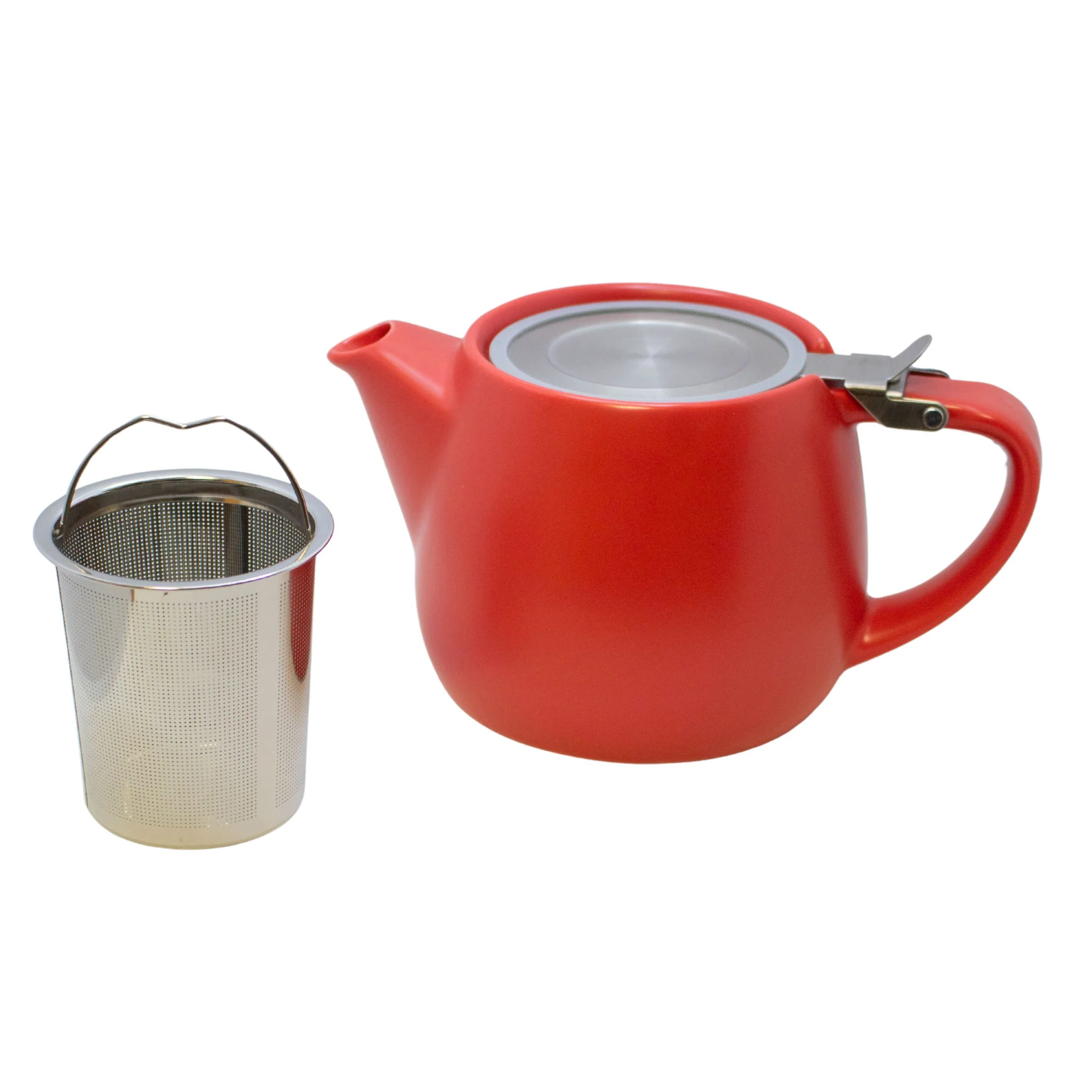 Pluto Teapot 16 oz - Matte Red - Image 2